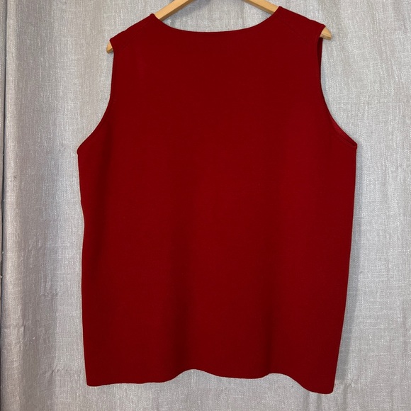 Eileen Fisher Classic Tank Tops Burgundy and Red size 2X - Picture 4 of 14